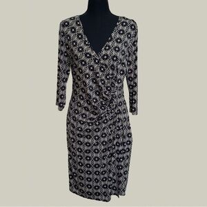 Laundry by Design Black and Tan Dress